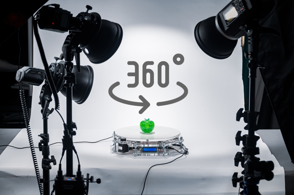 Fotografia 360º wykonana w studiu fotografii produktowej w Rzeszowie